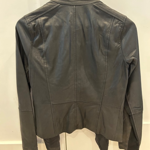 Vince Leather Jacket - Picture 2 of 2